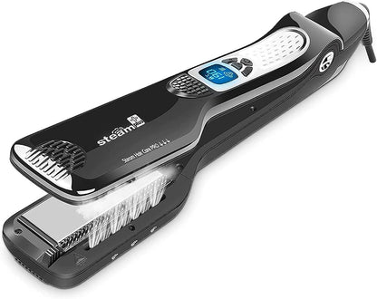 Plancha lisadora a vapor para cabello-Alisado rápido y acabado profesional desde casa, 100% efectivo.
